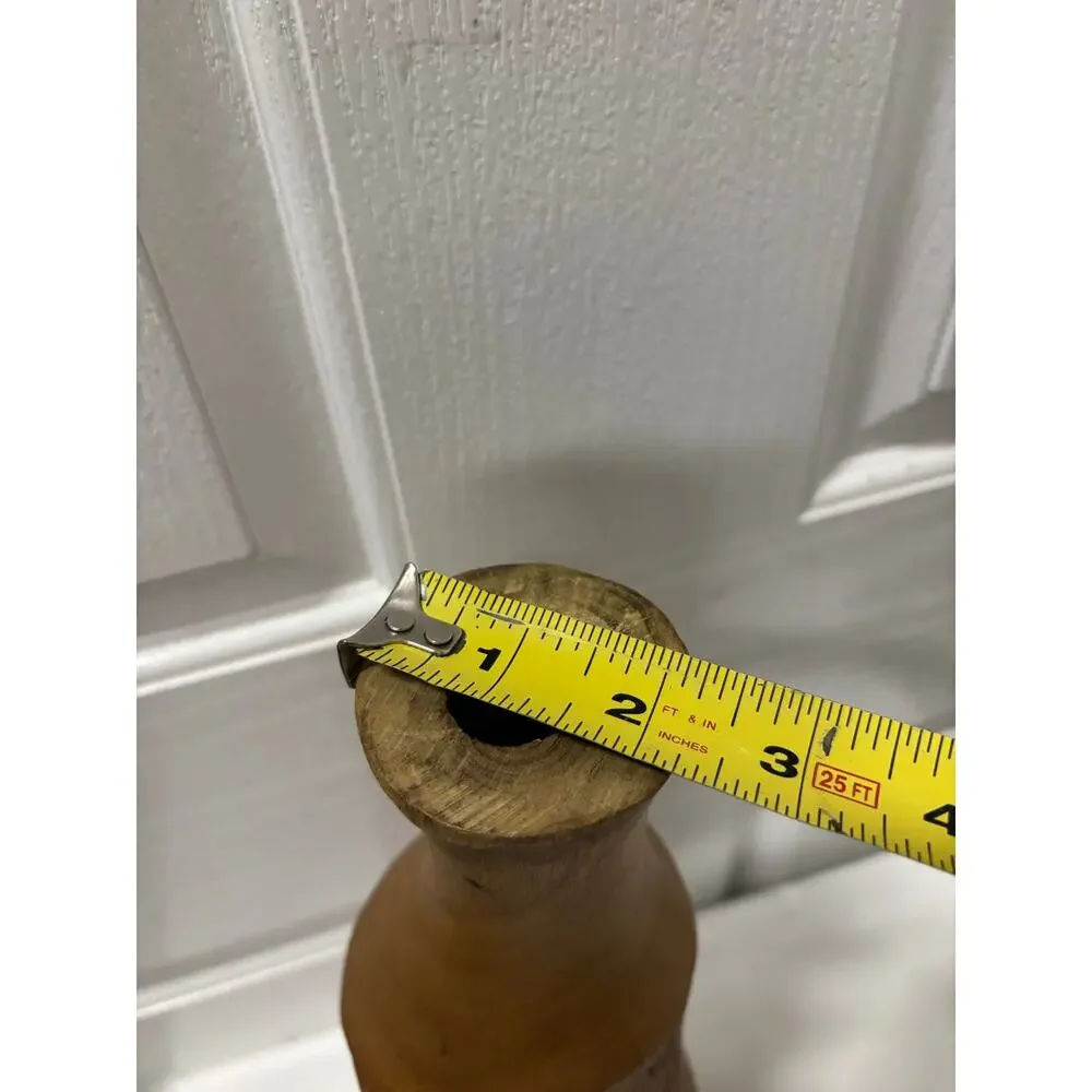 Hand Carved Wood Vessel Approx 15” Organic Modern Rustic Sculpture Decor